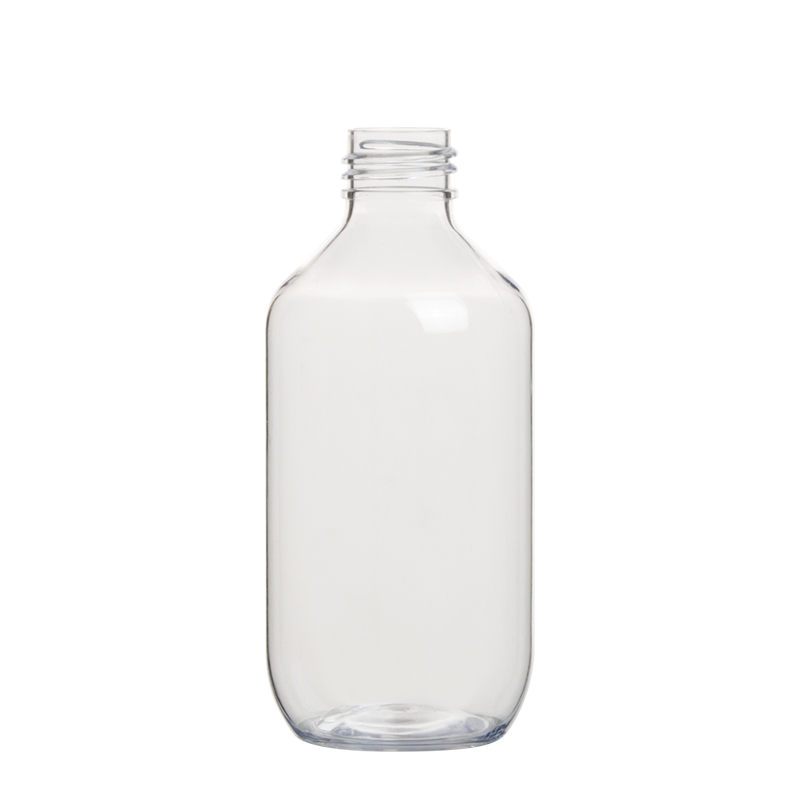 200ml 6.5oz Clear Plastic PET Round Bottle Lotion Bottle