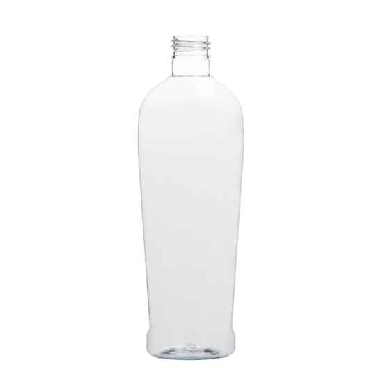 botella oval plana de plástico para mascotas