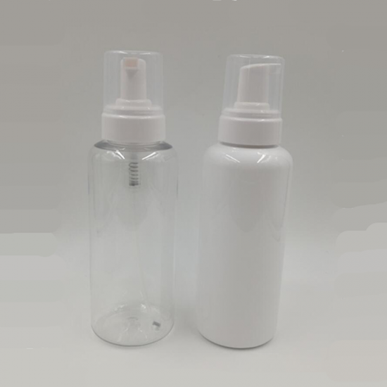 botella de espuma plástica