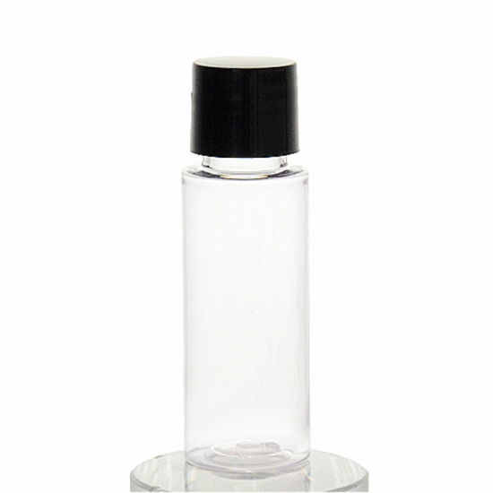 18 mm Tamaño del Cuello de 20 ml PET Muestra de las botellas de Tóner negro con tapas de rosca