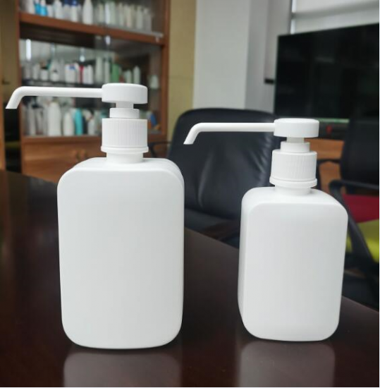  HDPE  300ml  500ml botellas varilla larga cabeza de bomba pulverizador botella de plástico sin lavado gel para manos desinfectante botellas vacías de gel