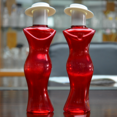 nuevo diseño 200ml botella vacía del animal doméstico del tóner facial