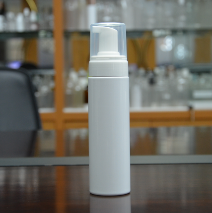  250ml botella de bomba de espuma de jabón líquido para mascotas blanca vacía botella de bomba de espuma de jabón limpiador facial