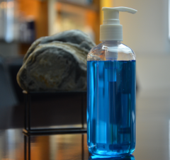  10 oz  300ml botella vacía de la bomba del animal doméstico redonda de Boston