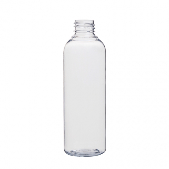Botella de cosmética clara