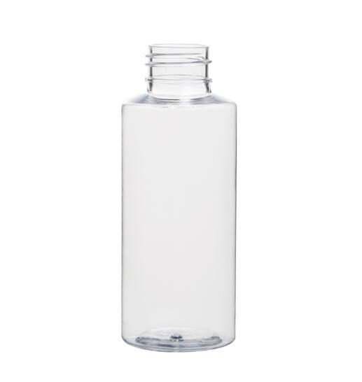 Botella de cosmética clara
