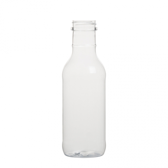 Botella de leche 450ml Botella de cerveza de mascotas de plástico
