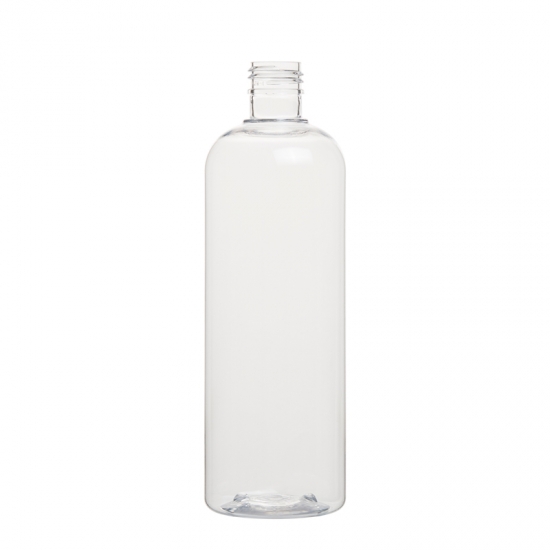 24 / 415 Embalaje cosmético de cuello largo 400ml botella de plástico mascota claro