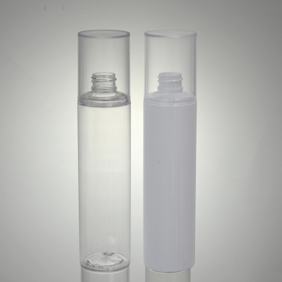 Proveedores de Botellas de plástico Clear Slim Cilindro