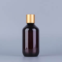 botella cosmética ámbar
